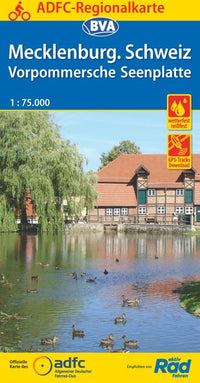 ADFC Regional Card Mecklenburg. Switzerland 1:75,000 (2019)