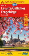 Cycling map ADFC Radtourenkarte 14 Lausitz - Östliches Erzgebirge 1:150,000 (2019)