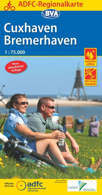 BVA-ADFC Regionalkarte Cuxhaven/Bremerhaven 1:75.000 6.A 2019