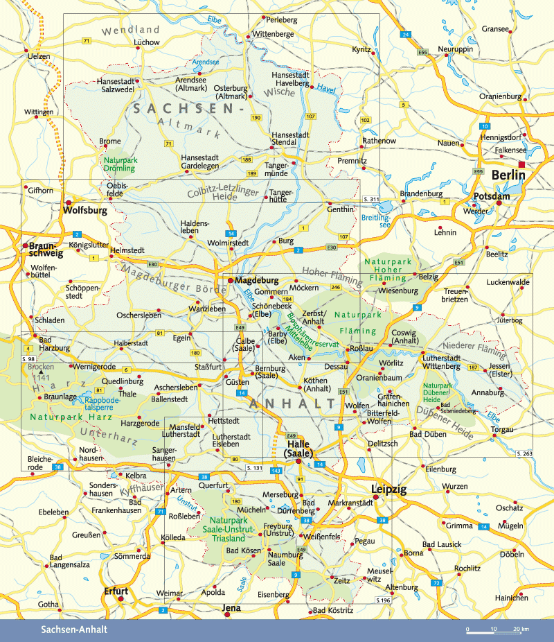 Travel guide Saxony-Anhalt