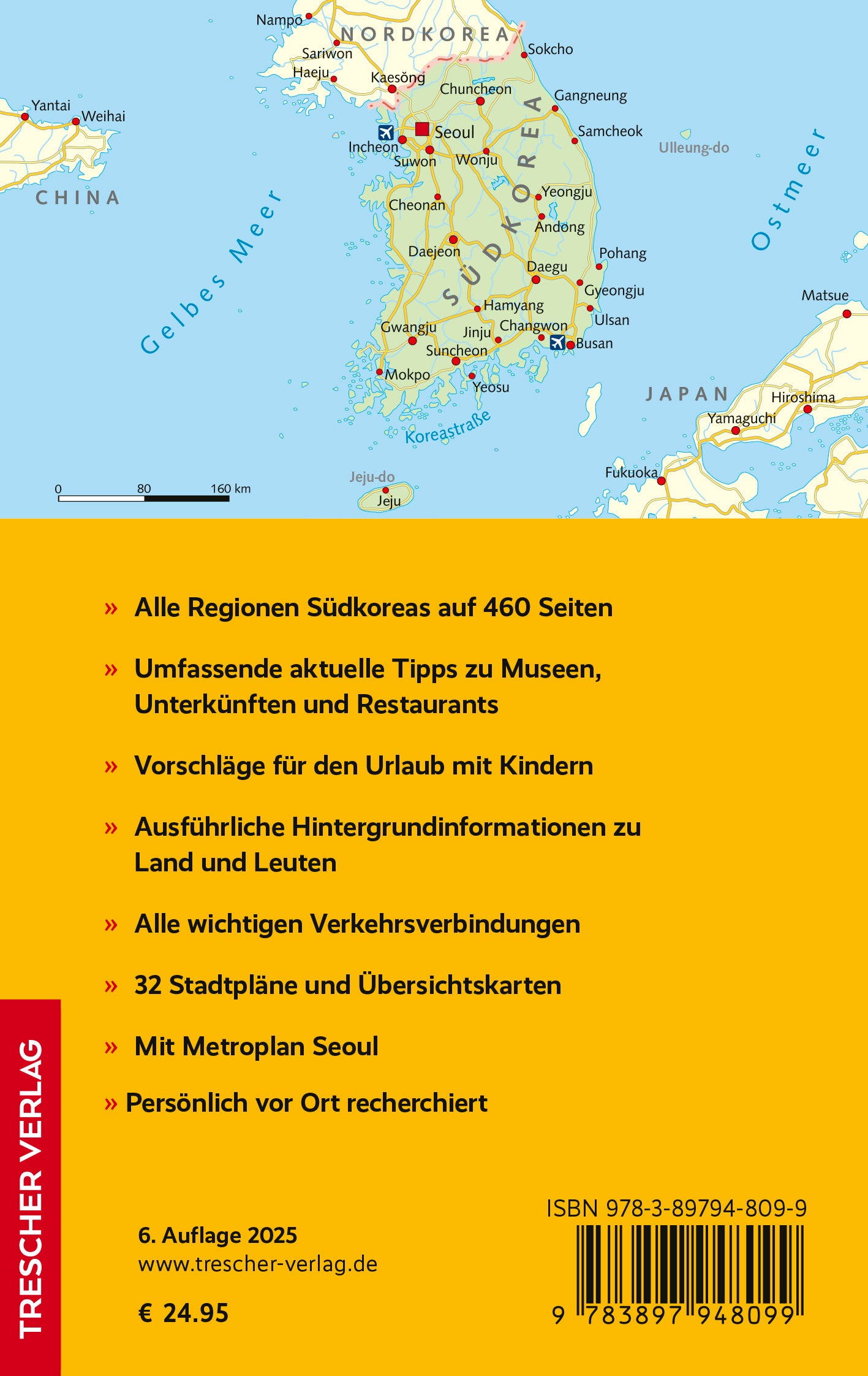 Reisgids Südkorea 6.A 2025