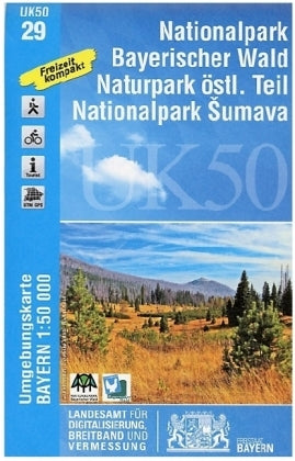 National Park Bayerischer Wald UK50-29 1:50,000