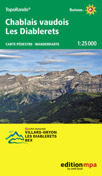 TopoRando Chablais vaudois / Les Diablerets 1:25,000