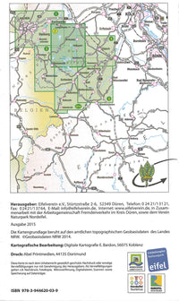 Hiking map Erholungsgebiet Rureifel 1:25,000 (2)