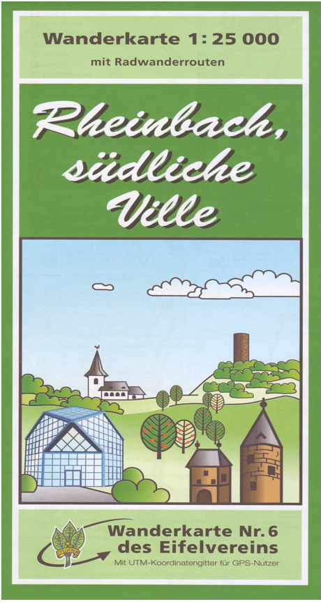 Wandelkaart Rheinbach sÃ¼dliche Ville 1:25.000 (6)