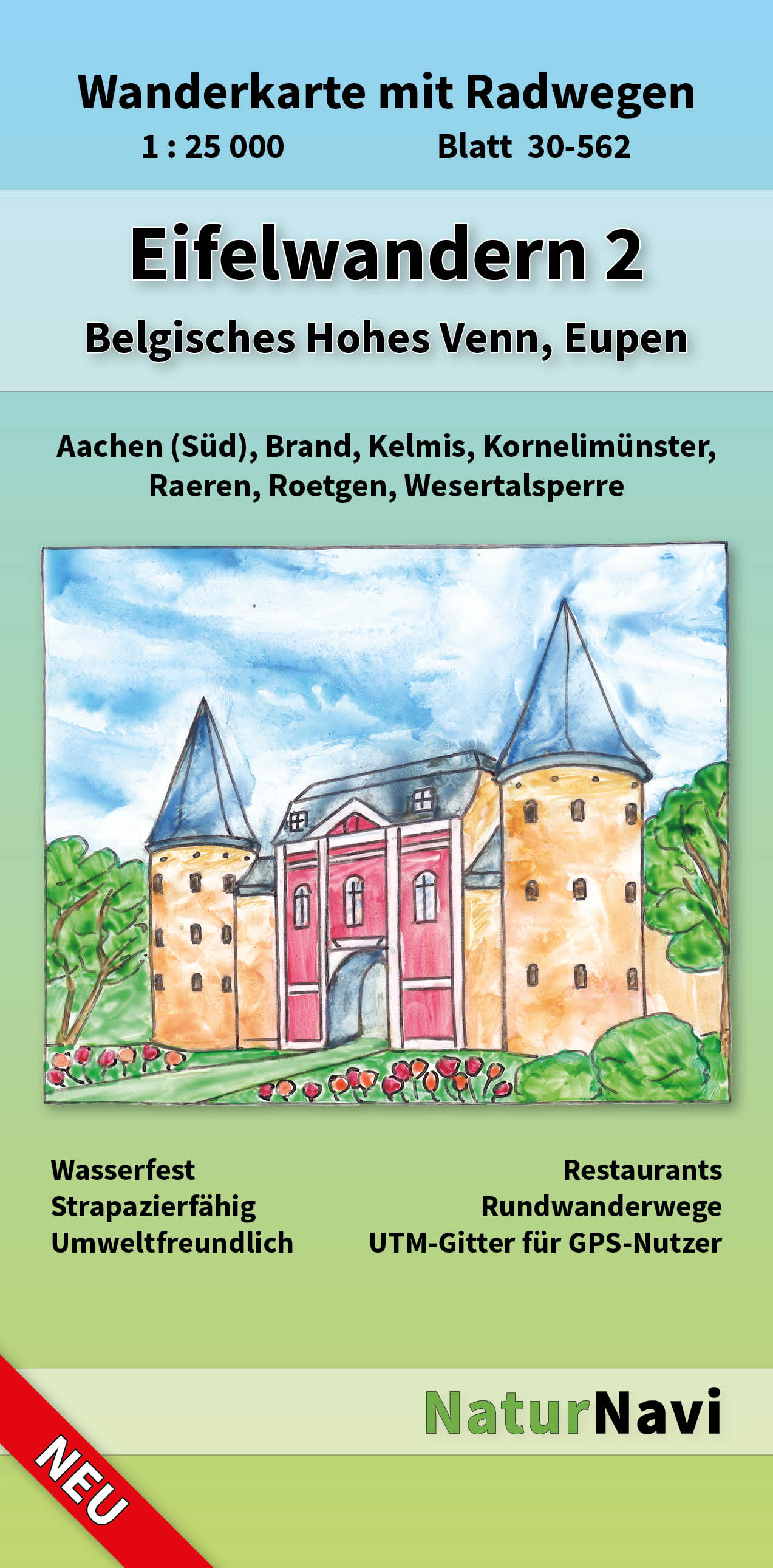 Wandelkaart Eifelwandern 2 Blatt 30-562 1:25.000