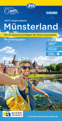 ADFC Regionalkarte Münsterland 1:75.000