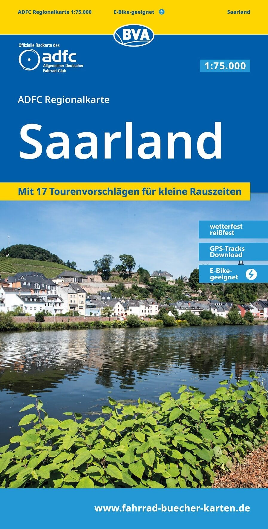 BVA Regionalkarte Saarland 1:75,000