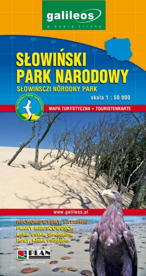 Tourist map Słowiński Park Narodowy 1:50,000