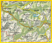 Wandelkaart Dolomiten Blad 02 - Forni di Sopra - Ampezzo (GPS)