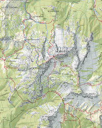 Wandelkaart Dolomiten Blad 02 - Forni di Sopra - Ampezzo (GPS)