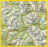 Wandelkaart Dolomiten Blad 03 - Cortina d'Ampezzo 1:25.000 2022