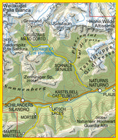 Wandelkaart Dolomiten Blad 04 - Val Senales-Naturno (GPS) 2017