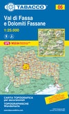 Wandelkaart Dolomiten Blad 06 - Val di Fassa e Dolomiti Fassane (GPS)