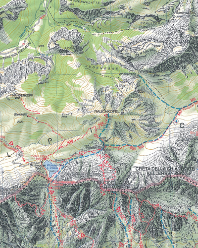 Wandelkaart Dolomiten Blad 09 - Alpi Carnische / Carnia Centrale (GPS)