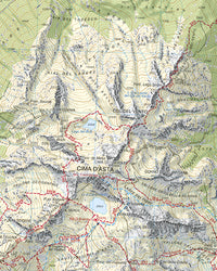 Wandelkaart Dolomiten Blad 014 - Val di Fiemme (GPS)