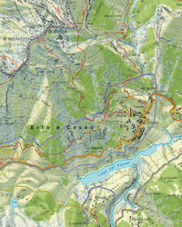 Wandelkaart Dolomiten Blad 021 - Dolomiti Friulane e D'Oltre Piave (GPS)