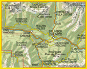 Wandelkaart Dolomiten Blad 033 - Pustertal-Bruneck / Val Pusteria - Brunico (GPS)