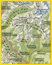 Wandelkaart Dolomiten Blad 037 - Pfunderer Berge-Hochfeiler / Monti di Fundres-Gran Pilastro (GPS)