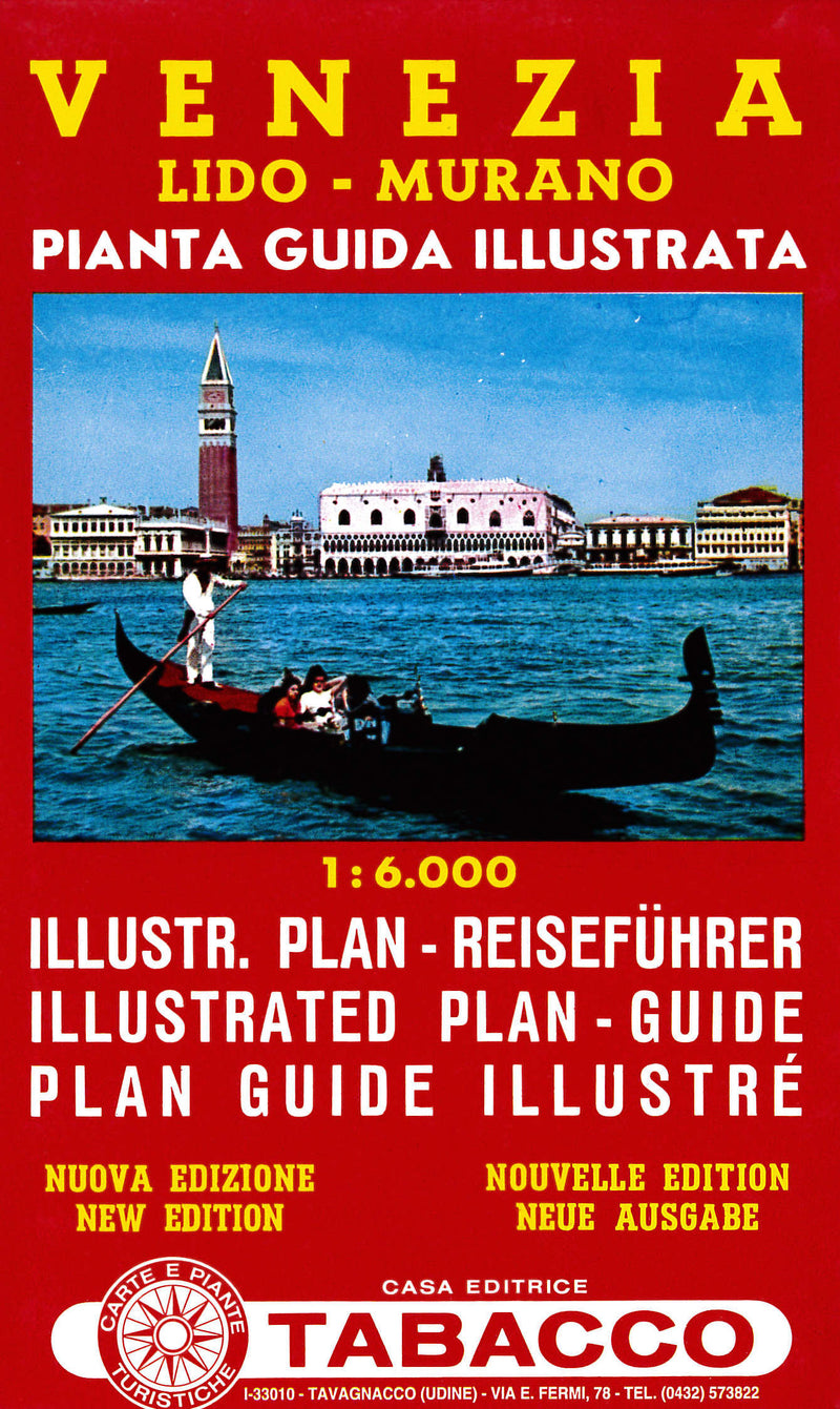 Plattegrond Venezia - Lido - Murano 1:6000