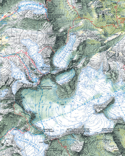 Wandelkaart Dolomiten Blad 045 Latsch-Martell-Schlanders / Laces-Val Martello-Silandro  (GPS)