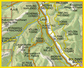 Wandelkaart Dolomiten Blad 046 Lana-Etschtal / Lana-Val d'Adige (GPS)