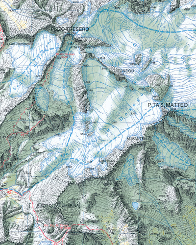 Wandelkaart Dolomiten Blad 048 Val di Peio-Val di Rabbi-Val di Sole 1:25.000  (2016)