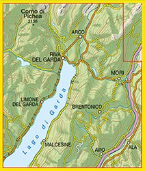 Wandel- fietskaart Alto Garda - Ledro- Monte Baldo Nord Blad 061 / 1:25.000 (GPS)