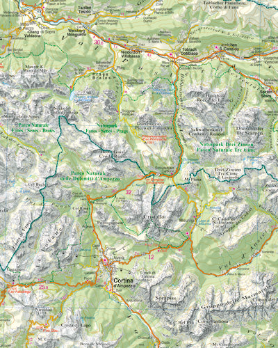 Wegenkaart Dolomiti / Dolomiten 1:200.000 (2015)