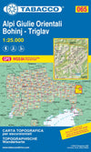 Walking and cycling map Alpi Giulie Orientali Bohinj - Triglav Sheet 065 / 1:25,000 (GPS)