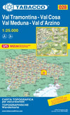 Wandelkaart Dolomiten Blad 028 - Val Tramontina-Val Cosa-Val D'Arzino 1:25.000 (2018)