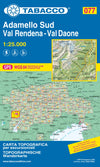 Wandel- fietskaart Adamello Sud - Val Rendena - Val Daone  Blad 077 / 1:25.000 (GPS)