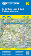 Wandelkaart Dolomiten Blad 05 Val Gardena-Alpe di Siusi 1:25.000