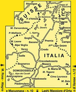 Hiking map Domodossola e Val Formazza (page 11) 1:50,000