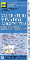 Hiking map Italian Alps Sheet 112 Valle Stura Vinadio Argentera 1:25,000