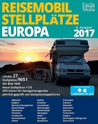 Campergids Reisemobil StellplÃ¤tze Europa 8.A 2017