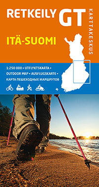 Outdoor Map GT Itä-Suomi (Eastern Finland) 1:250,000 (2014)