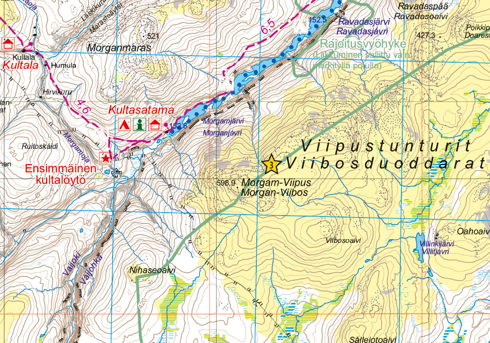 Outdoor Map Lemmenjoki 1:100.000 (2015)