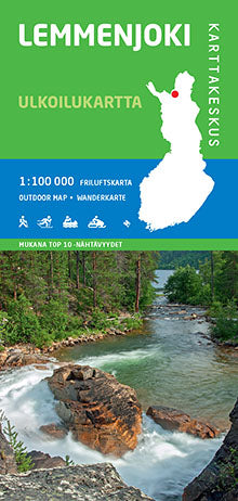 Outdoor Map Lemmenjoki 1:100.000 (2015)