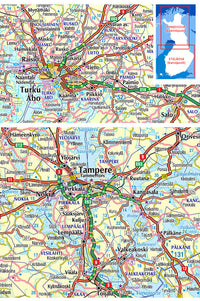 Wegenkaart Autoilijan /Tiekartta Suomi/Finland 1:800.000 (2015)