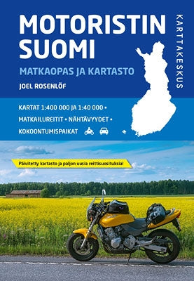 Road Atlas Suomi/Finland Motoristin Tiekartasto 2018 1:400.000/1:40.000