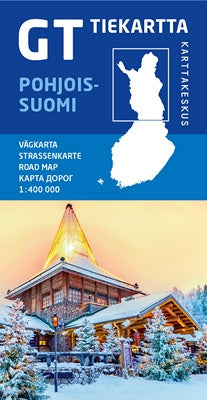 Wegenkaart Noord Finland 1:400.000 (2019)