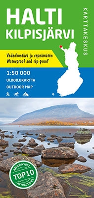 Outdoor Map Halti Kilpisjärvi 1:50,000 (2019)