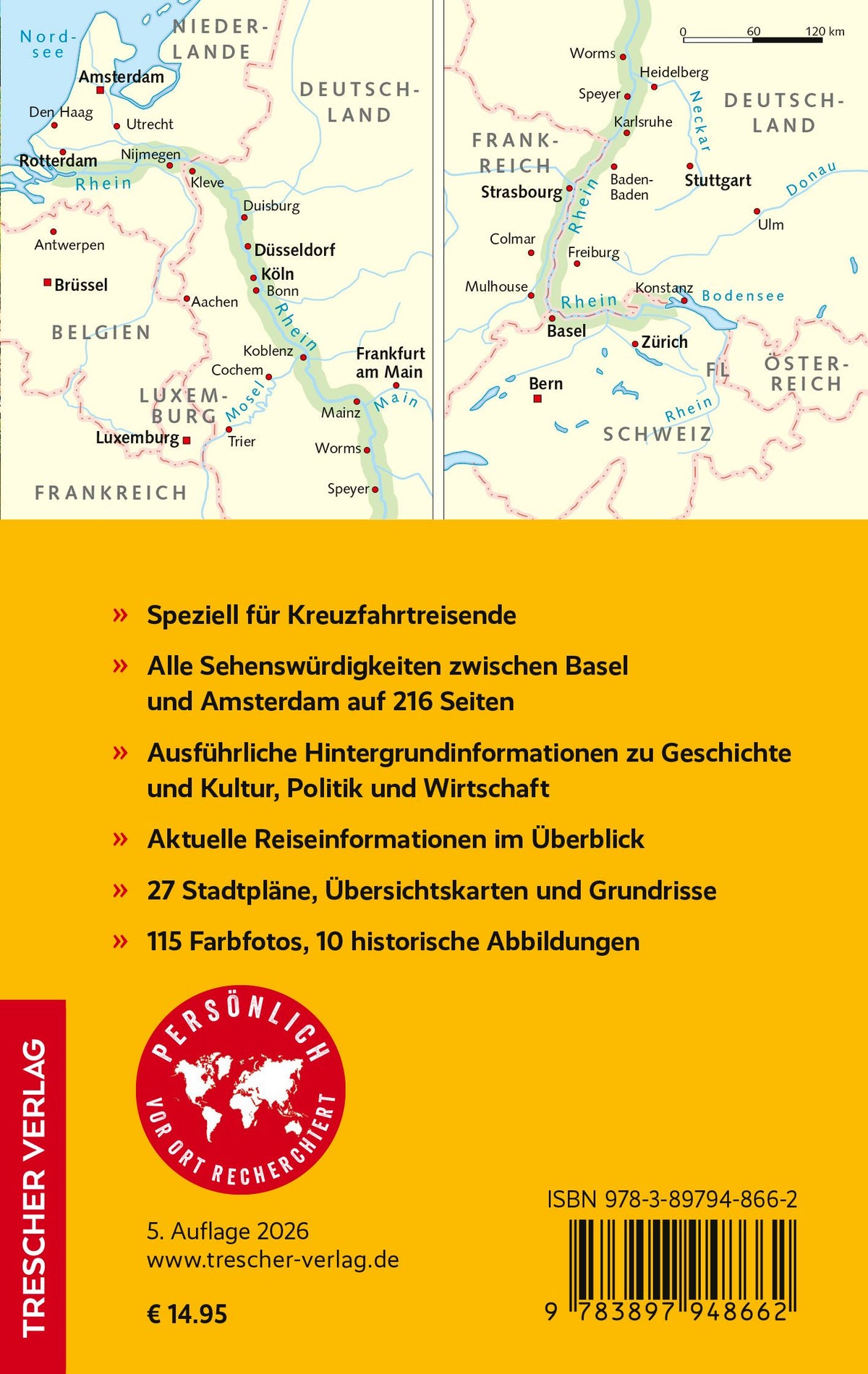 Reisgids Flusskreuzfahrten Rhein 5.A 2026