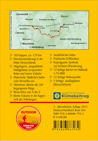 Wanderführer Nibelungensteig – Fernwanderweg (364)