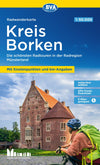 Cycling map BVA-ADFC Radwanderkarte Kreis Borken 1:50,000
