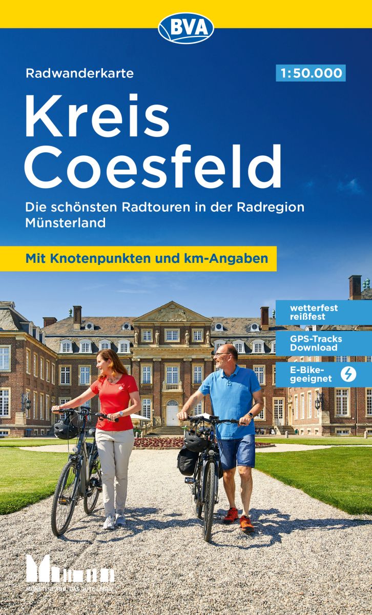 Fietskaart BVA Radwanderkarte Kreis Coesfeld 1:50.000