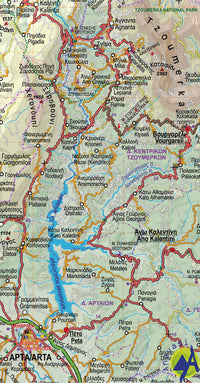 Wegenkaart Griekenland R3 Central Greece 1:230.000