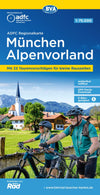 Cycling map ADFC Regionalkarte Munchen und Umgebung 1:75,000 (2019)