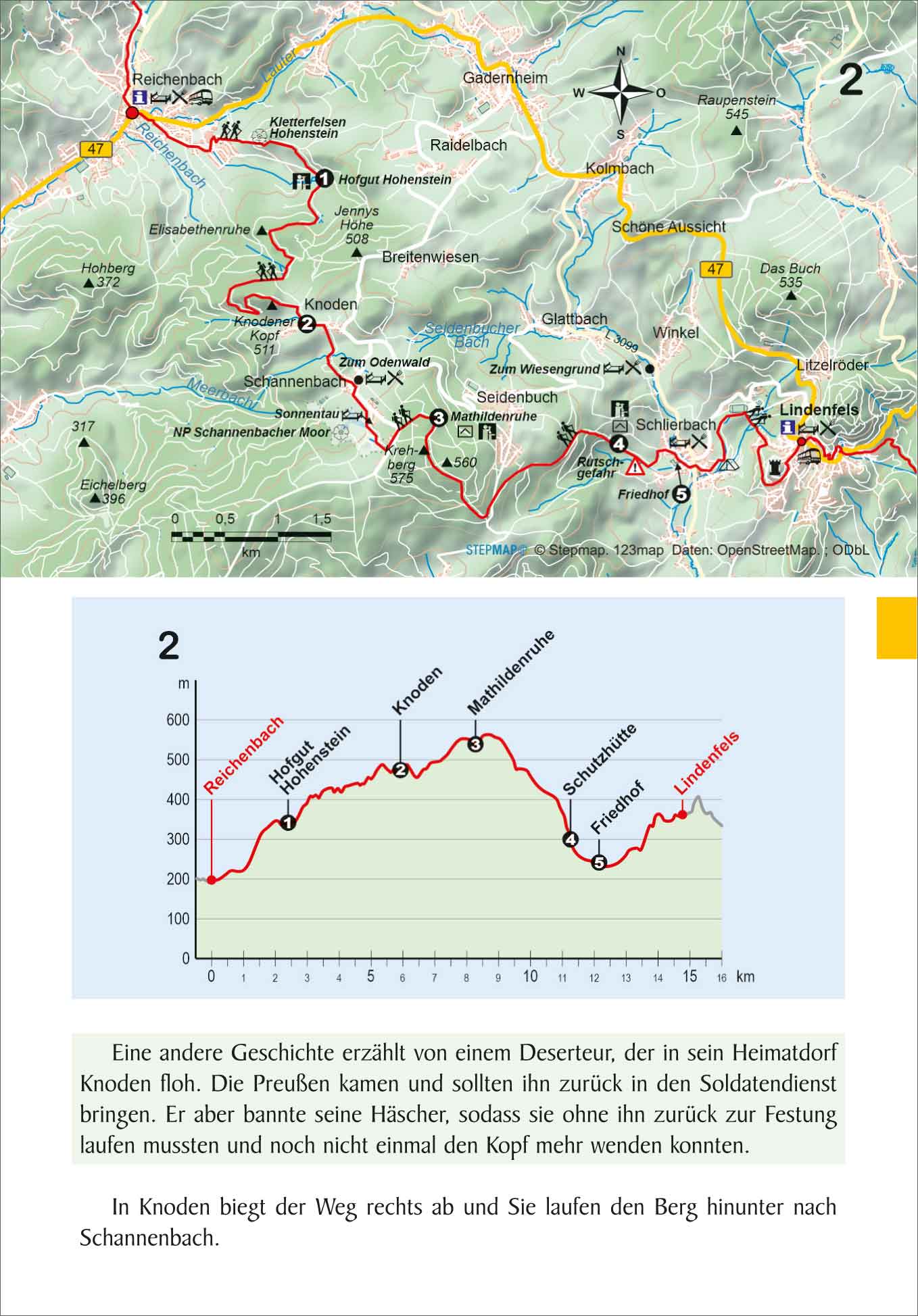 Wanderführer Nibelungensteig – Fernwanderweg (364)